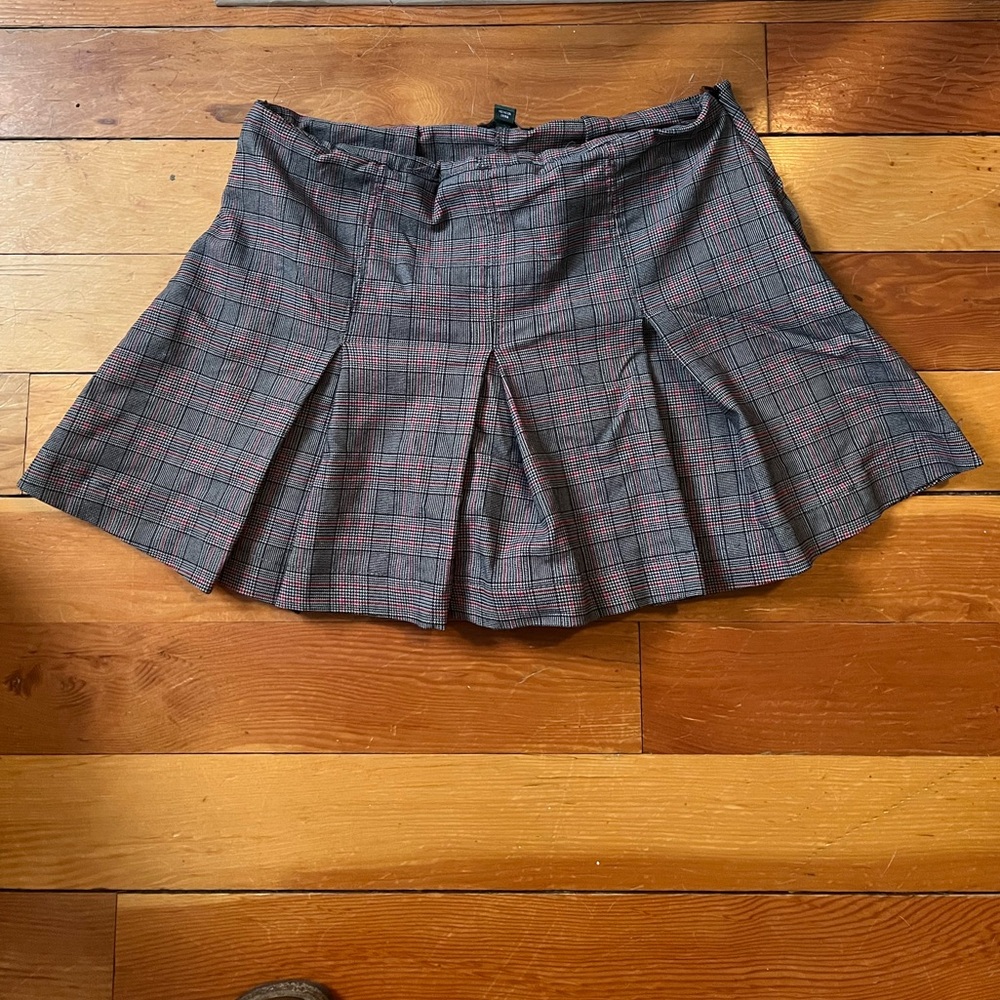 Plaid Skort